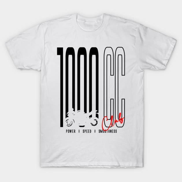 1000 CC Club Fireblade T-Shirt by TwoLinerDesign